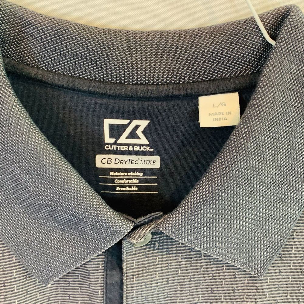 CUTTER & BUCK GRAY POLO - Picture 2 of 3